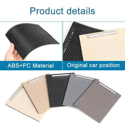 Center Console Cup Holder Cover Trim Left Driving Accessory - ABS+PC+TPU replacement cup holder cover for VW left side, durable OEM fit