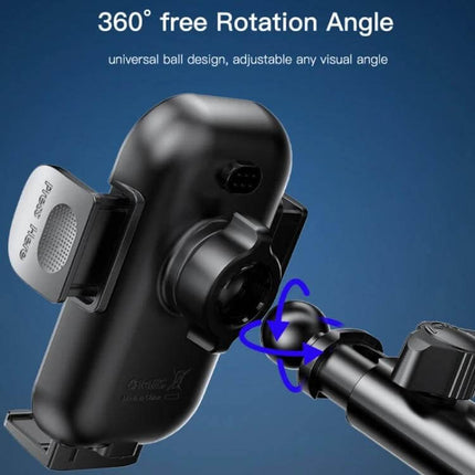 Yesido Wireless Car Charger Holder 2-In-1 Suction Cup Mount showing 360° rotation ball joint and suction arm for adjustable car mounting