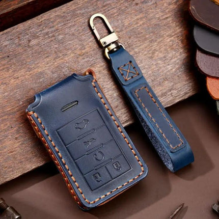 Leather Protective Case for Cadillac 5-Button Keys
