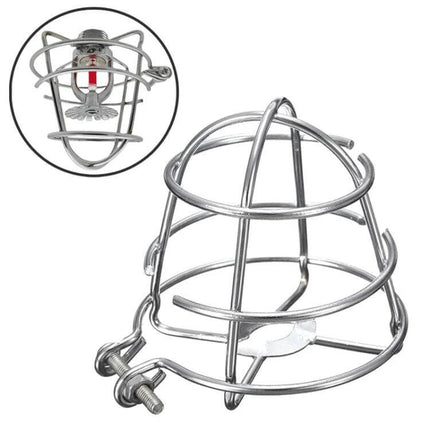 Metal Protective Guard for Fire Sprinkler Head Safety - durable lightweight metal cage guard for protecting sprinkler heads from impacts in warehouses, offices, homes