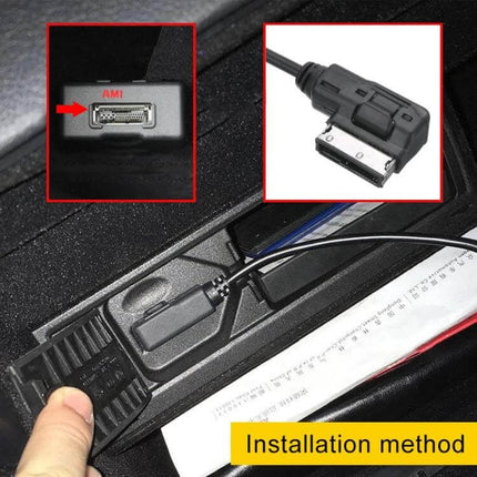 AMI Multimedia Car Audio Cable For Audi Car Stereo Plug And Play - plug-and-play install into Audi CD changer port for Hi-Fi sound
