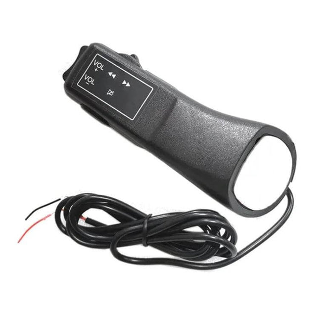 Steering Wheel Controller For Cars With Volume And Track Control black ABS+PU on-wheel audio control with volume, track and mute buttons