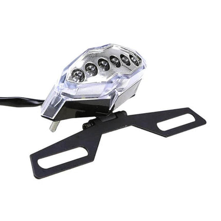 Adjustable Motorcycle Taillight Folding Bracket for Secure Use - durable folding taillight mount for motorcycles and ATVs ensuring proper alignment and visibility