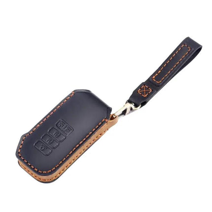 Hallmo Cowhide Leather Protective Case for Kia 5-Button Keys | Syndmart