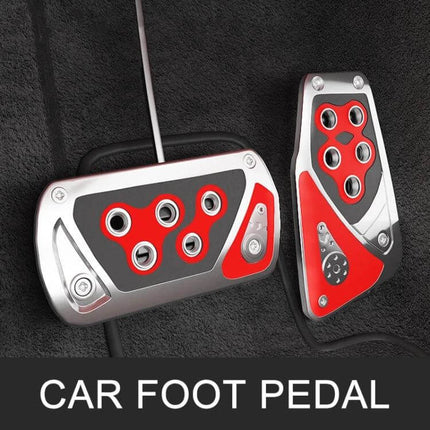 Car Brake Pedal For Safe Daily Driving With Anti Skid Metal - red textured metal brake pedal for improved grip and control