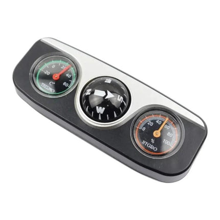 LC-3 Car Compass and Thermometer for Daily Driving Assistance dashboard-mounted compass, thermometer and hygrometer for easy in-car orientation and temperature monitoring