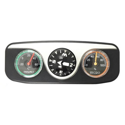 LC-3 Car Compass and Thermometer for Daily Driving Assistance dashboard unit showing compass, thermometer and hygrometer for easy in-car monitoring