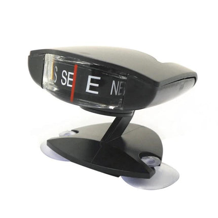 Dashboard Compass for Everyday Vehicle Navigation - compact dashboard mount compass with suction cups and clear heading indicator