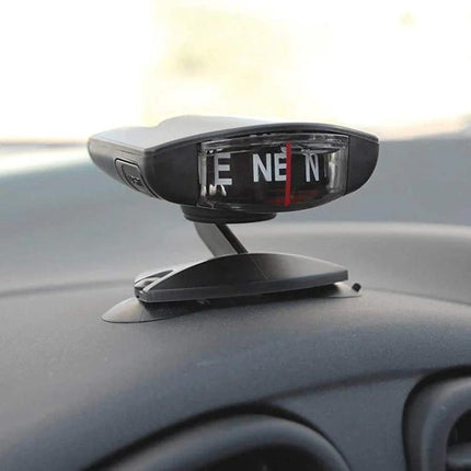 Dashboard Compass for Everyday Vehicle Navigation — compact dashboard-mounted magnetic compass showing N/E directions for reliable backup navigation