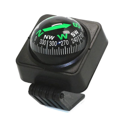 LC450 Guide Ball for Everyday Car Direction Assistance black dashboard compass ball for daily drives and road trips, easy-attach analog direction indicator