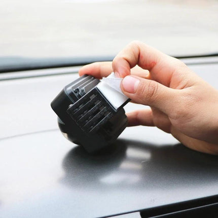 LC450 Guide Ball for Everyday Car Direction Assistance shown being attached to a dashboard for simple analog navigation on daily drives