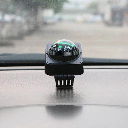 LC450 Guide Ball for Everyday Car Direction Assistance - dashboard analog compass showing north east directions for daily drives