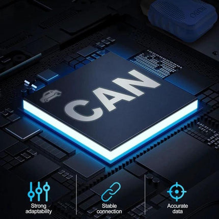 Reliable Companion for Everyday Car Maintenance and Checks OBD2 CAN module for real-time diagnostics and stable smartphone connection