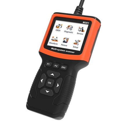 Handy Device for Everyday Car Diagnostics and Maintenance handheld OBDII scanner with color screen and buttons for reading fault codes