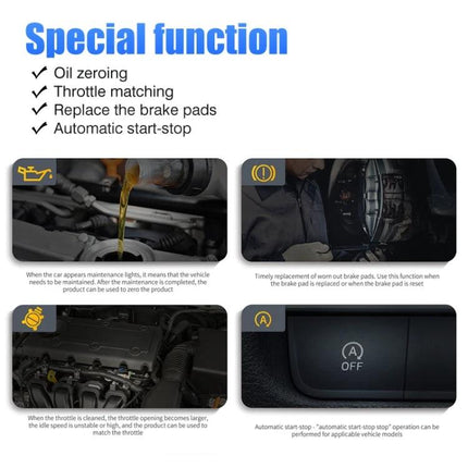 Handy Device for Everyday Car Diagnostics and Maintenance - dashboard check engine, oil, throttle, brake pad replacement guidance