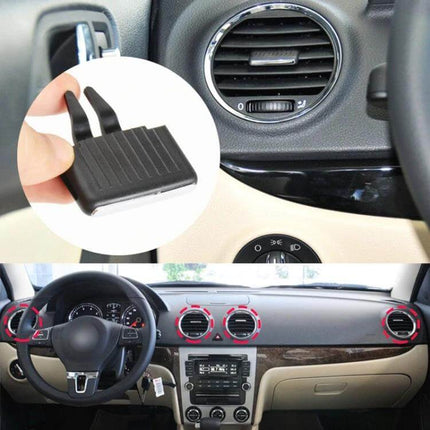 Lavida Driver Side Car Air Vent Paddle Replacement — direct-fit PC+ABS driver-side vent paddle for Volkswagen Lavida (2008–2012)