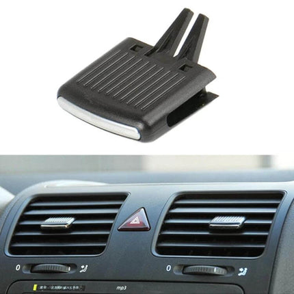 Car Air Outlet Paddle Left Side Replacement for Interior Use - black PC+ABS vent control paddle, OEM-fit, restores left interior air vent