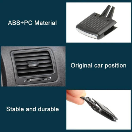 Car Air Outlet Paddle Left Side Replacement for Interior Use - PC+ABS durable vent control paddle, restores original fit and airflow