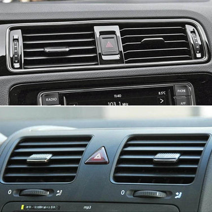 Car Air Outlet Paddle Left Side Replacement for Interior Use - durable PC+ABS left vent paddle to restore cracked or detached interior airflow control