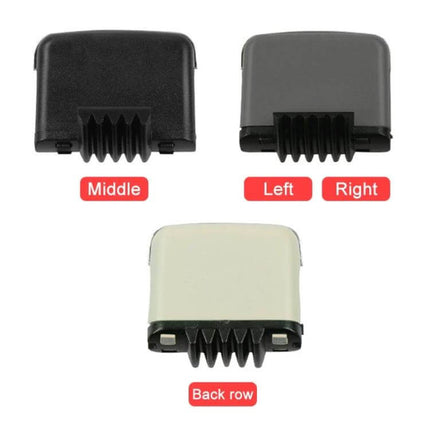 Air Outlet Paddle Black For Car Interior Replacement shown in middle left right and back row vent positions