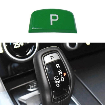 Gear Shift Button Cover for Land Rover Range Rover Jaguar Left Drive - green P cap protective anti-scratch edge fitting over shift button