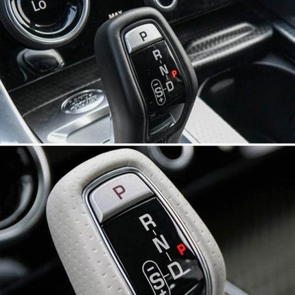 Gear Shift Button Cover for Land Rover Range Rover Jaguar Left Drive - slim anti-scratch protective cap over left-drive gear shift button