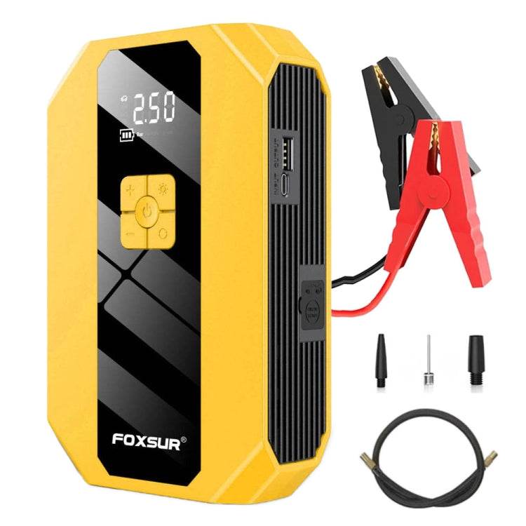 FOXSUR FJS-900 12V Car Multifunctional Emergency Start Power Supply Portable Air Pump, FJS-900