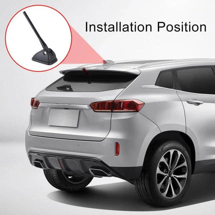 Car Roof Antenna Mast with Adhesive for Signal Enhancement decorative aluminum alloy ABS roof trunk installation