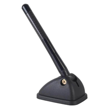 Aluminum Alloy Car Roof Antenna Mast for Radio Signal Use - sleek black decorative car roof antenna with adhesive base