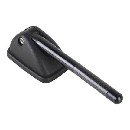 Aluminum Alloy Car Roof Antenna Mast for Radio Signal Use - sleek black decorative car roof/trunk antenna mast with adhesive base