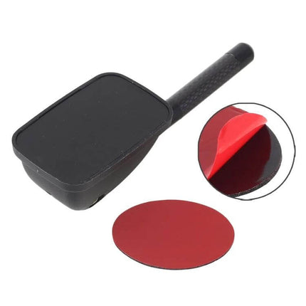 Aluminum Alloy Car Roof Antenna Mast for Radio Signal Use - sleek black decorative mast with adhesive pad