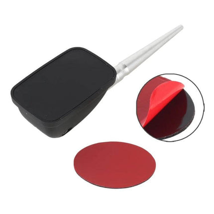 Durable Car Roof Antenna Mast for Improved Radio Reception decorative faux antenna with adhesive pad for easy attachment, black and silver design