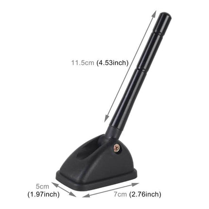 Roof-Mounted Car Radio Antenna for Signal Enhancement decorative black roof mount antenna 11.5cm sleek car styling