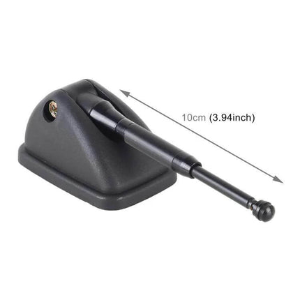 Telescopic Car Roof Antenna for Enhanced Radio Reception - black 10cm adhesive mount decorative car antenna
