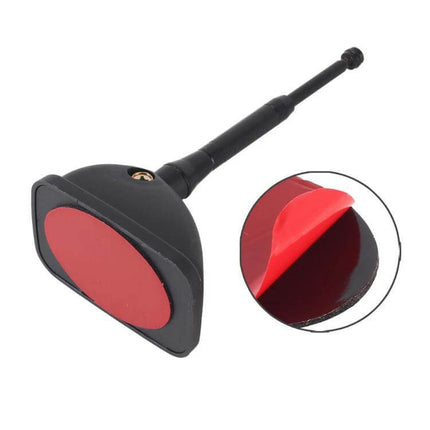 Telescopic Car Roof Antenna for Enhanced Radio Reception - black adhesive decorative telescopic car antenna for roof or trunk