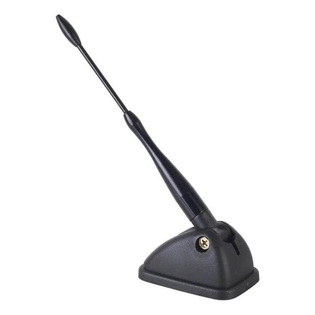 15.5cm Aluminum Car Roof Antenna Mast for Radio Signal - black decorative aluminum car roof antenna mast on base