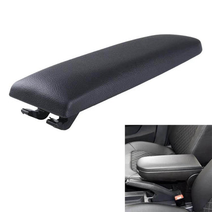 Center Armrest Box Cover For Volkswagen Jetta Golf Bora replacement black leather plastic armrest for restored console look and improved elbow support