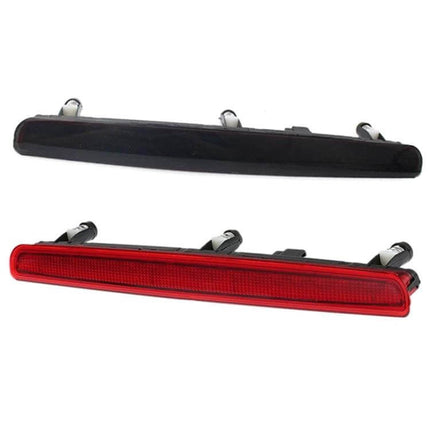 High Position LED Brake Light for VW Multivan Caravelle T5/T6 front and rear view showing red LED strip and black housing, durable PC+ABS construction