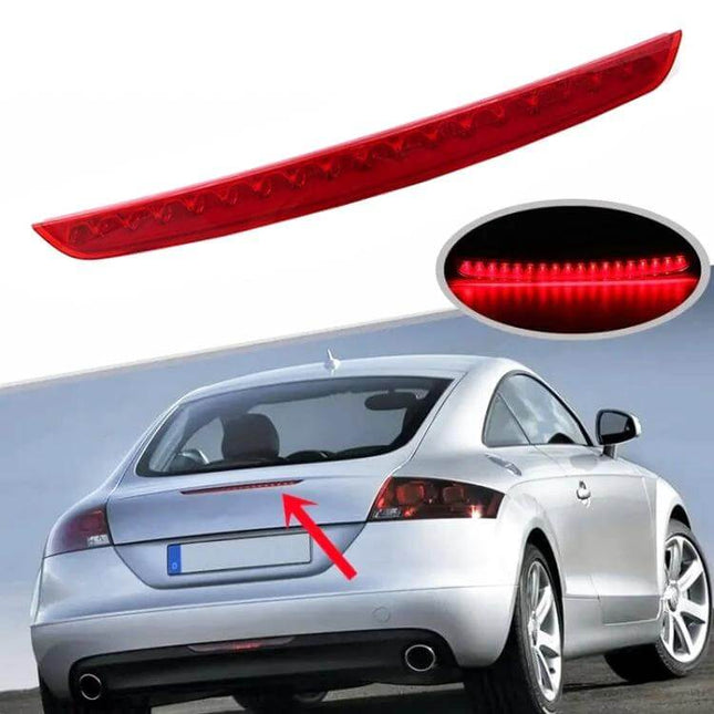 Audi TT LED High Position Brake Light For Night Driving – high-mounted red LED brake lamp on Audi TT MK2 8J rear enhancing night visibility