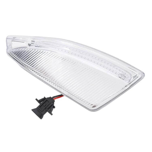 Left Side Turn Signal Light for Mercedes-Benz C Class W204 - clear replacement lens with connector, non-destructive easy-fit