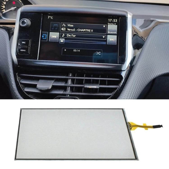 Replacement Touch Screen for Peugeot 208, 2008, 308 and Citroen C5 - bonded ITO glass touchscreen for infotainment restoration