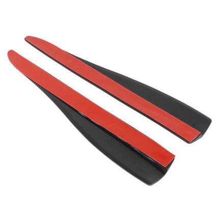 Carbon Fiber Silicone Bumper Strip for Car Door Protection - black silicone door edge guards with red adhesive backing