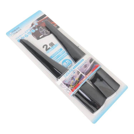 Long Silicone Bumper Strip for Car Door Protection in Solid Color - black 35.5cm flexible silicone door edge guards, scratch-resistant