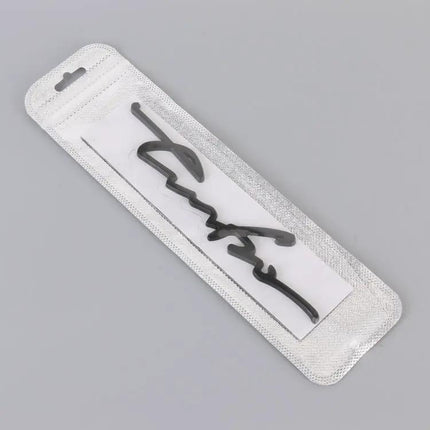 Personalized Aluminum Alloy Decorative Car Stickers, 16cm Width