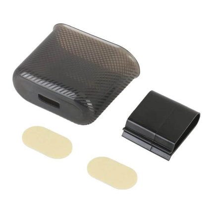 Car Multifunctional Storage Box For Phone And Small Items compact silicone ABS car organizer with adhesive pads and clip, fits console or dash