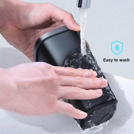 Car Center Armrest Storage Box With Push Lid Trash Can - washable, one-handed push lid, durable ABS, compact car trash organizer