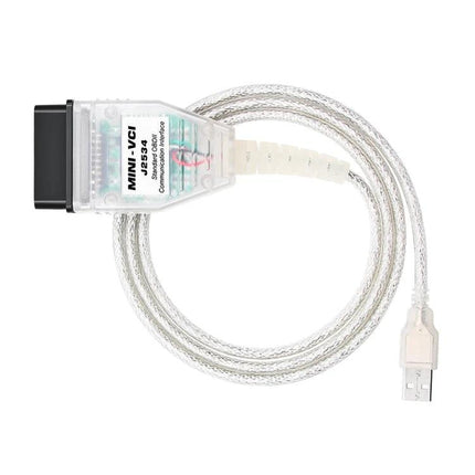 Toyota Diagnostic Cable for Everyday Vehicle Maintenance - clear USB-to-OBDII cable for at-home error code reading and vehicle diagnostics
