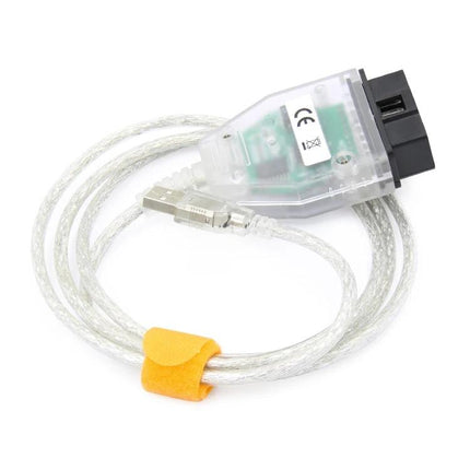 Toyota Diagnostic Cable for Everyday Vehicle Maintenance USB-to-OBD2 cable with clear housing for home vehicle diagnostics