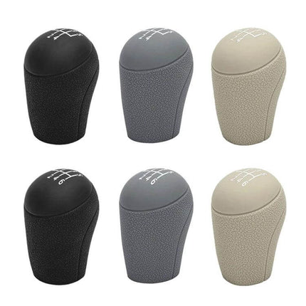 Volkswagen 5-Speed Silicone Shift Knob Cover For Daily Use – black gray beige textured replacement for 5-speed shifters