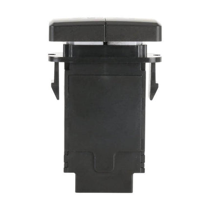 Toyota Fog Light Switch With Lock, Easy Install For Front Dash - black dual-button replacement switch for Toyota dashboard